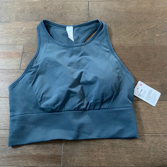 lululemon athletica Other - Lululemon Ebb to Train Bra Iron Blue 6